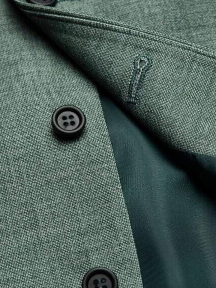 Groene mouwlose gilet Laurent Digel