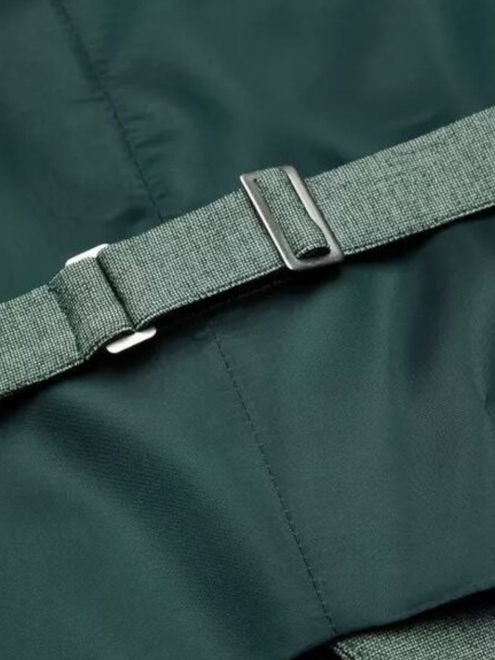 Groene mouwlose gilet Laurent Digel