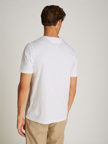 Witte katoenen t-shirt Tommy Hilfiger 