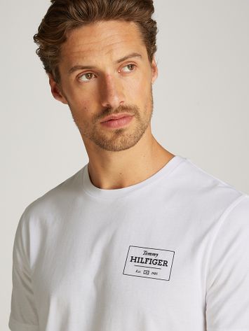 Witte katoenen t-shirt Tommy Hilfiger 