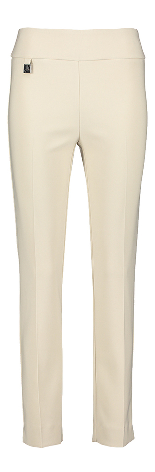Beige comfortabele slim fit broek met elastiek Joseph Ribkoff