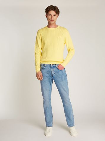 Blauwe jeans in straight fit Tommy Hilfiger