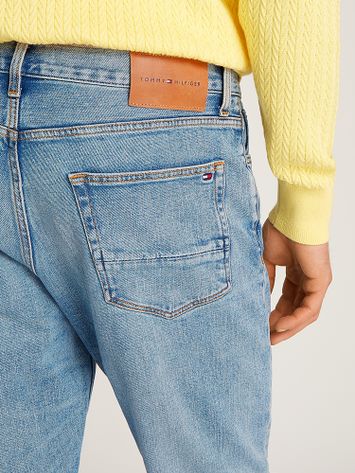 Blauwe jeans in straight fit Tommy Hilfiger