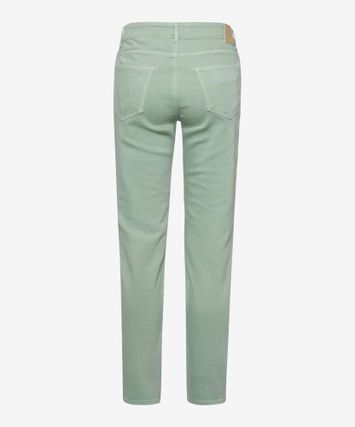 Lichtgroene slim fit broek Shakira Brax