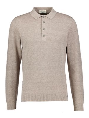 Bruine katoenen polo Gentiluomo