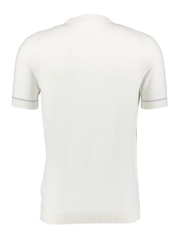 Witte t-shirt met ronde hals en korte mouwen Gentiluomo 