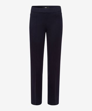 Brax Donkerblauwe comfortabele broek met elastiek
