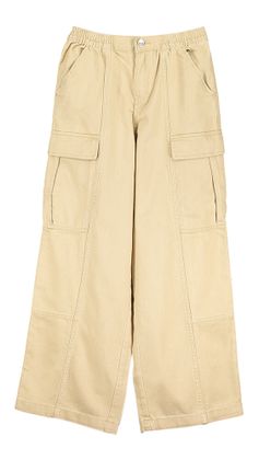 Levi's Beige cargo broek in loose fit Baggy
