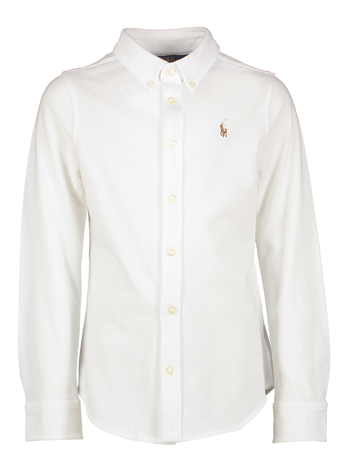 Witte polo met logo Ralph Lauren 