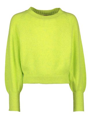 Bellerose Fluo gele trui met merino wol Gimza