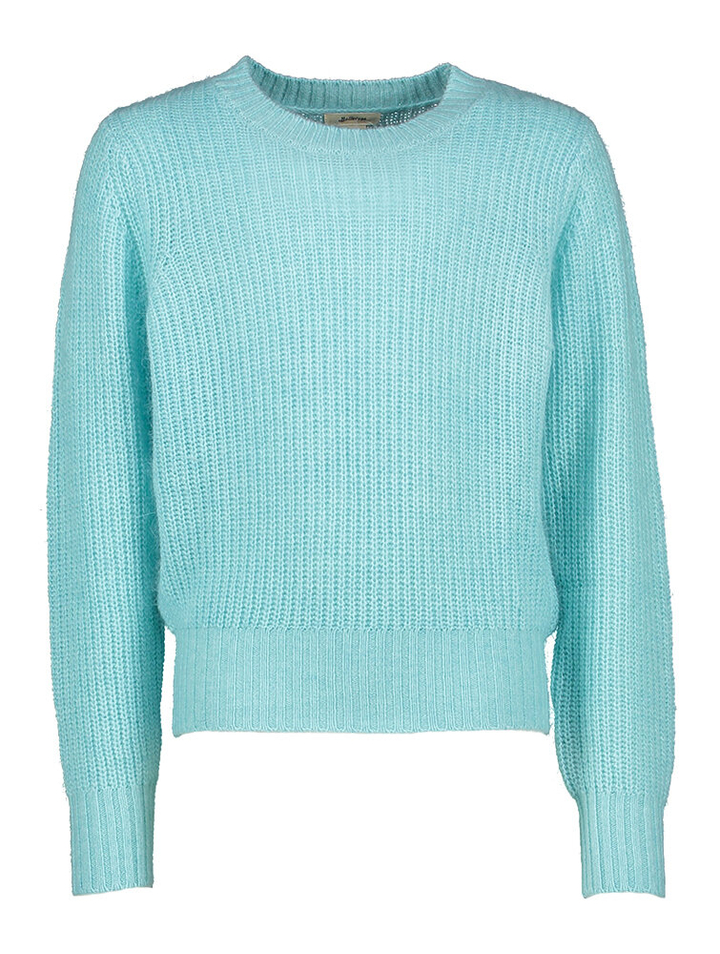 Blauwe pull met ronde hals Bellerose