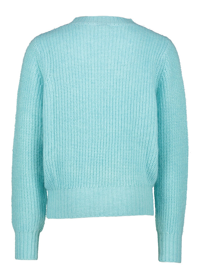 Blauwe pull met ronde hals Bellerose