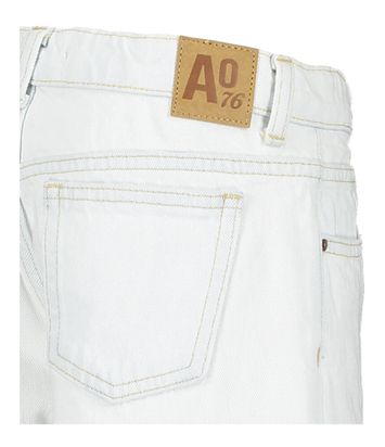 Witte loose fit jeans Leyla AO76
