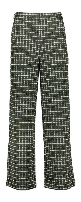 Groene broek in ruit motief Ichi