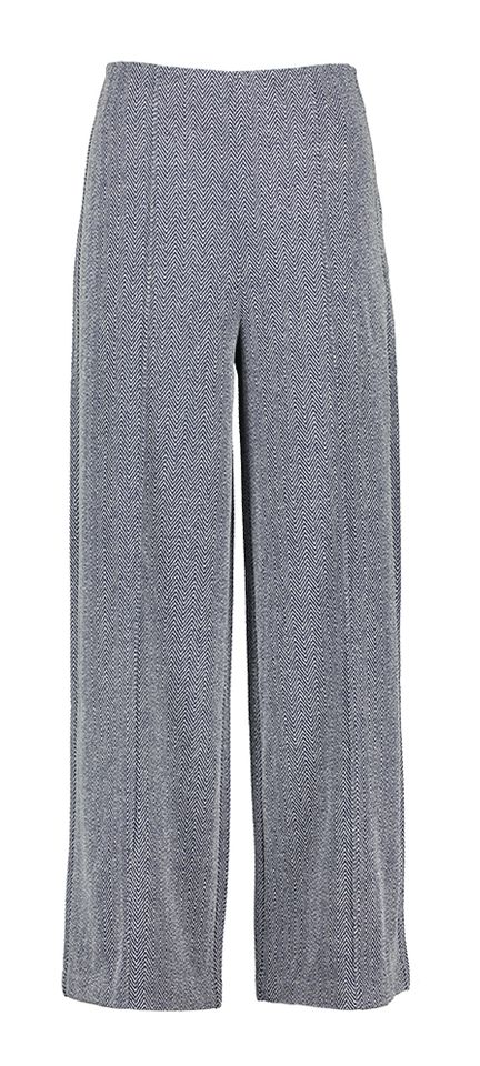 Blauwe broek met print Kate Ichi