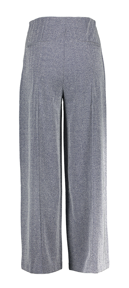 Blauwe broek met print Kate Ichi