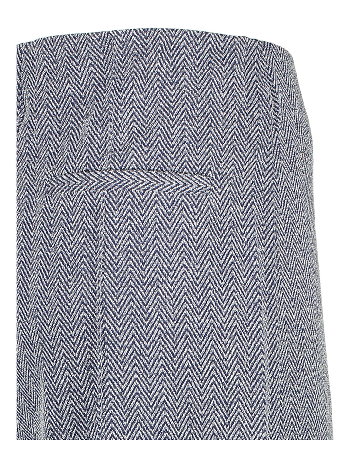 Blauwe broek met print Kate Ichi