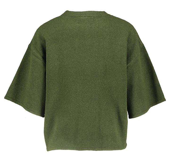 Groene pull met korte mouwen Dasila Ichi 