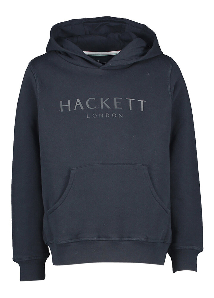Blauwe sweater met kap Hackett