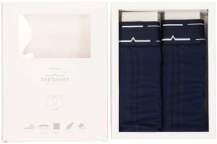 The short Amsterdam Donkerblauwe duo boxershorts