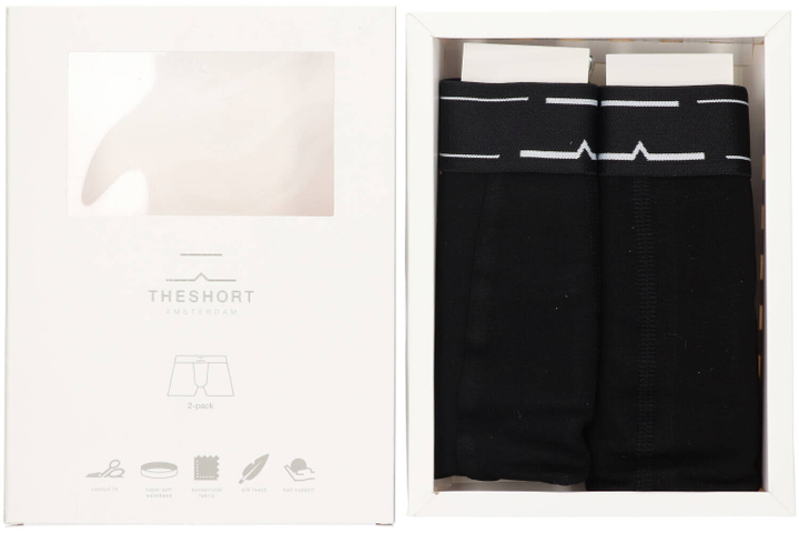 Blauwe 2- pack boxershorts The Short Amsterdam