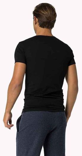 Zwarte T-shirt Korte Mouwen Triopack