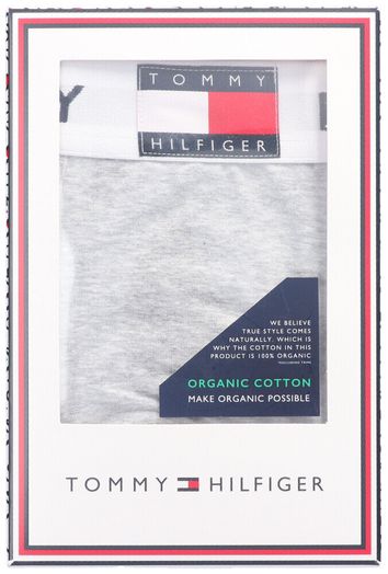 Grijze boxershort met witte tailleband Tommy Hilfiger