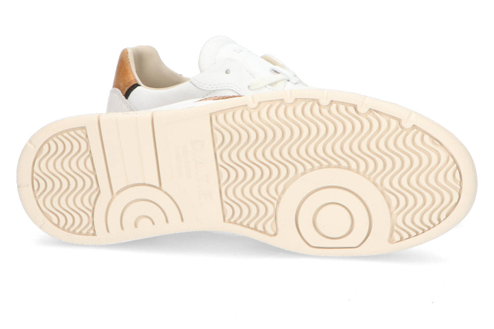 White/cuoio lage sneakers D.A.T.E.