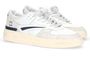 Witte lage sneakers met blauw detail Torneo D.A.T.E