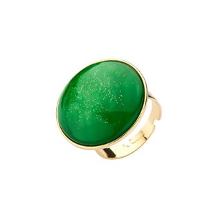 Les Cordes Imposante ronde groene ring Kri