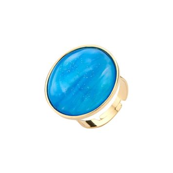 Imposante turquoise ring Kri Les Cordes 