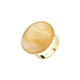 Les Cordes Imposante ronde beige ring Kri