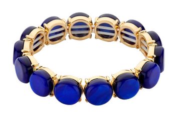 Kab14 armband donkerblauw Les Cordes