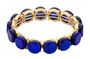 Kab14 armband donkerblauw Les Cordes