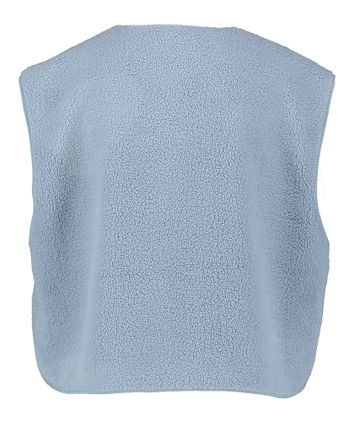 Blauw teddy vestje Mariko Teddy Vest Neo Noir