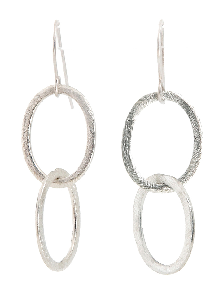 Zilver oorbellen Jane Laurence Delvallez