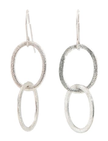 Zilver oorbellen Jane Laurence Delvallez