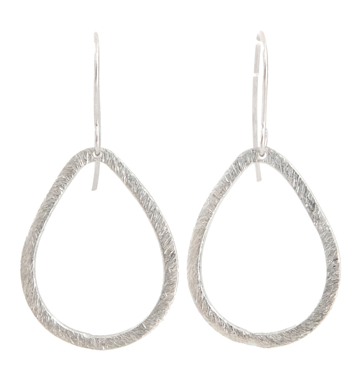 Zilver oorbellen Era Laurence Delvallez