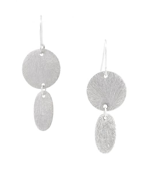 Zilver oorbellen Laurence Delvallez