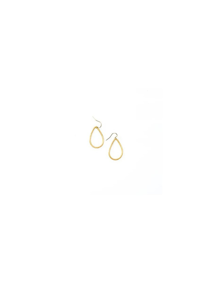 Gouden Lux oorbellen Laurence Devallez 