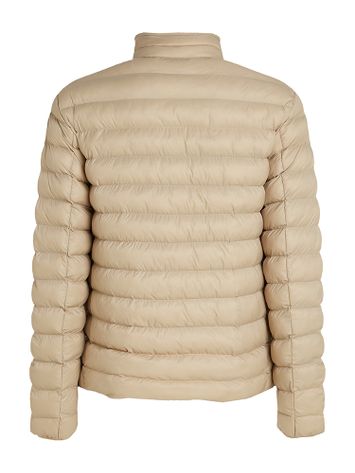 Beige puffed jacket met rits Tommy Hilfiger