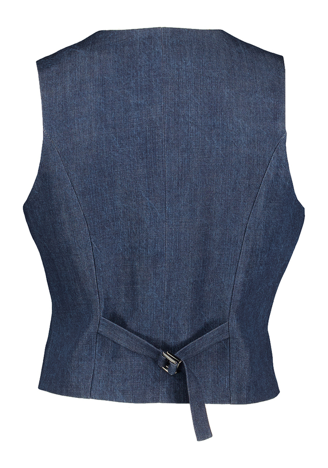 Mouwloze gilet in jeans look Liu Jo 