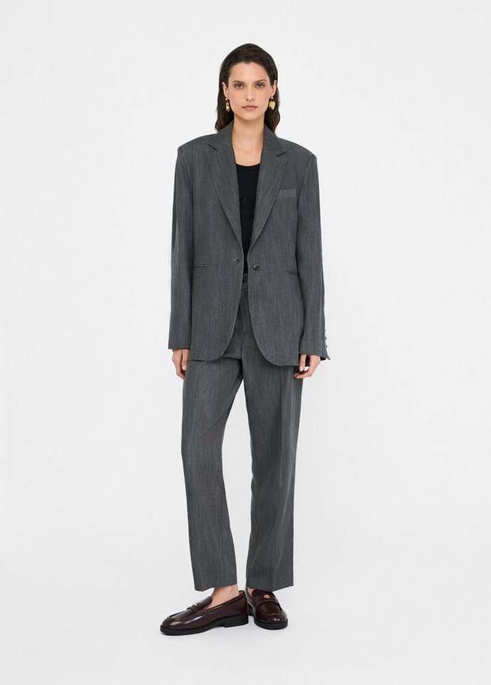 Grijze losvallende straight broek Liu Jo