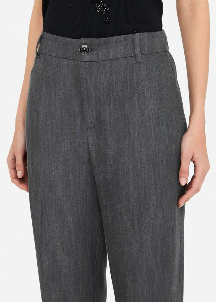 Grijze losvallende straight broek Liu Jo