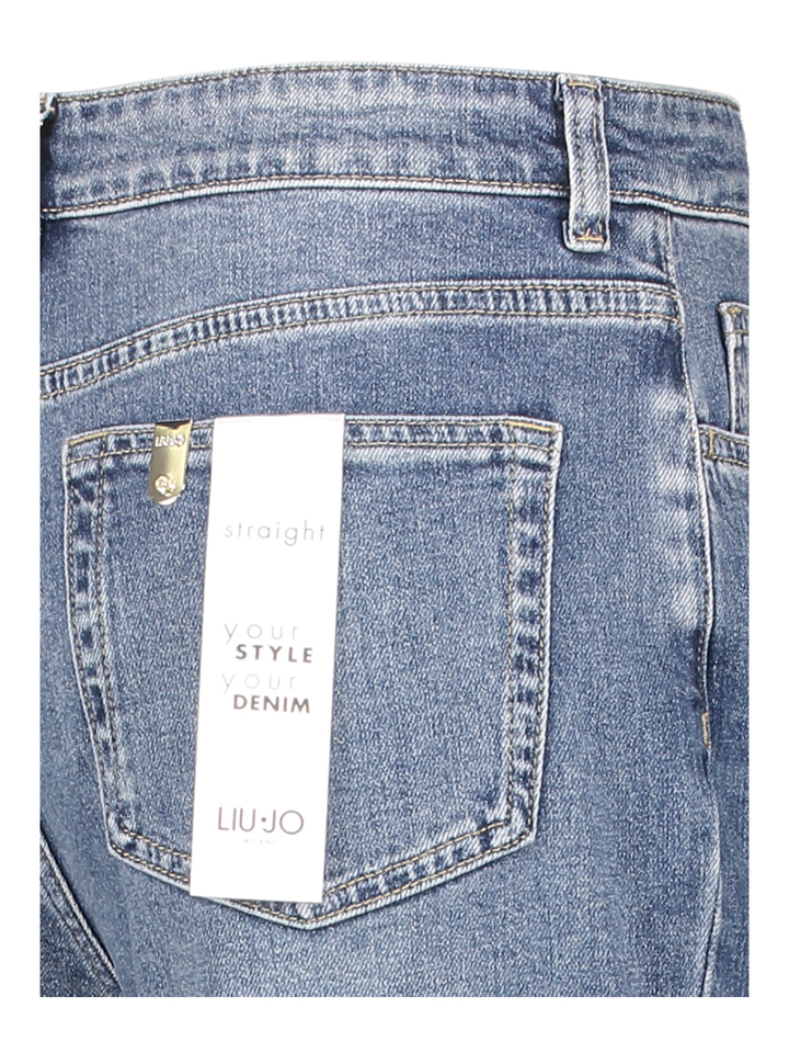 Donkerblauwe straight jeans Liu Jo 