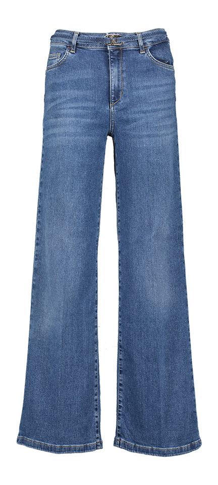 Donkerblauwe flare jeans Flare Liu Jo