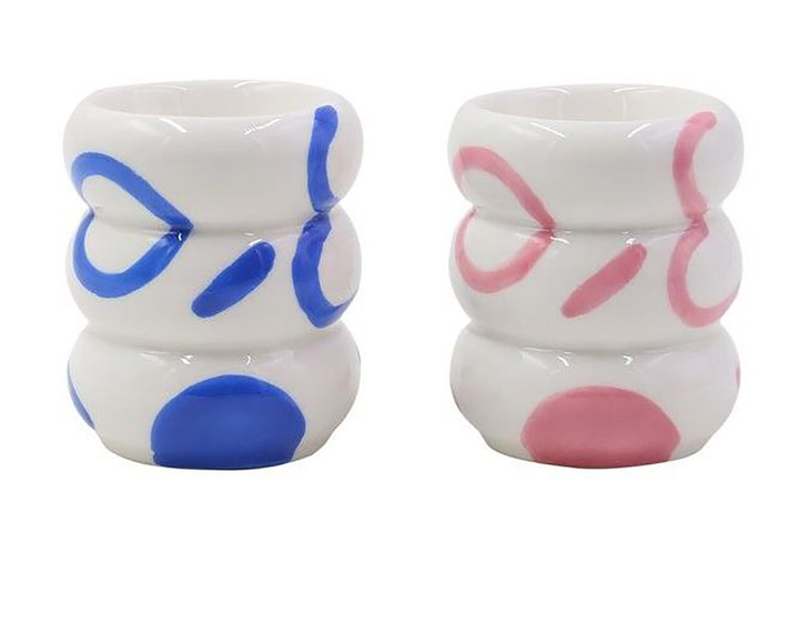 Set van ei kopjes Stella Que Rico 