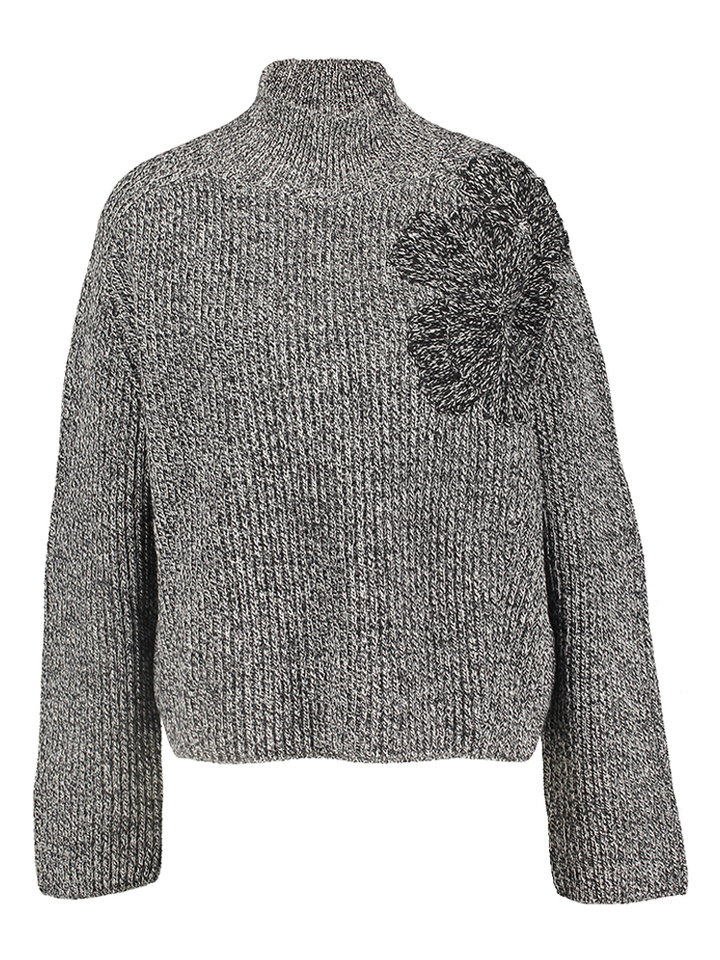 Grijze gebreide wollen trui Liu Jo 