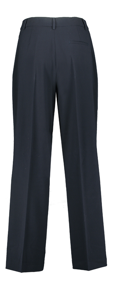 Zwarte wijde broek met bandplooi Liu Jo 