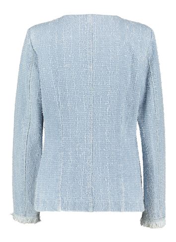 Jeansblazer met uitgerafelde details Rinascimento
